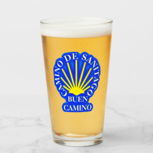 Verre Camino de santiago buen camino Coquille de saint J