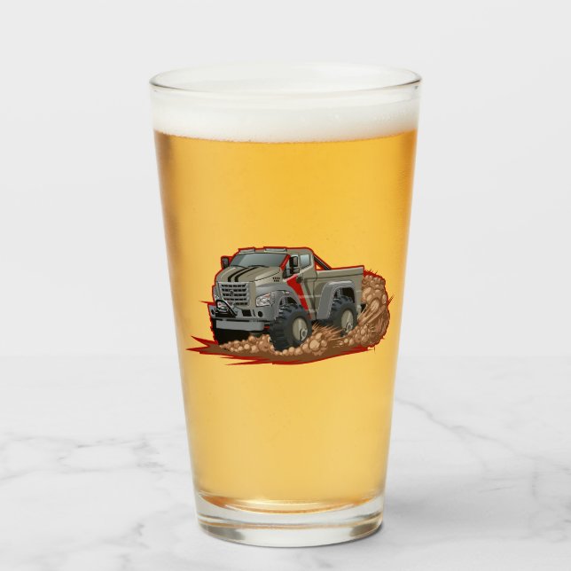 Verre Camion de dessin animé (Devant (rempli))