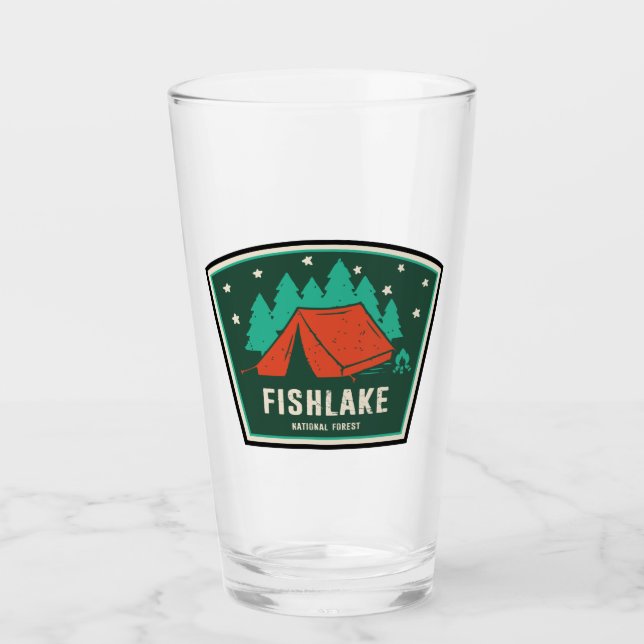 Verre Camping forestier national de Fishlake (Devant)