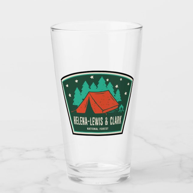Verre Camping forestier national Helena-Lewis et Clark (Devant)