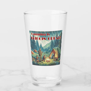 Verre Camping Friggin Grande Pluie Drôle