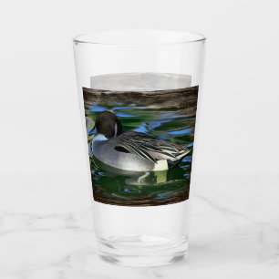 Verre Canard De Mallard Sur Le Lac