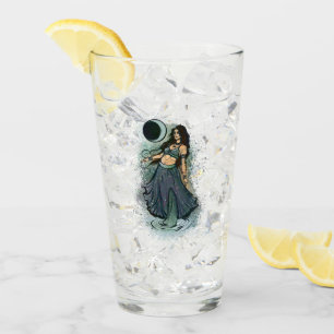 Verre Cancer Zodiac Lune Enfant Déesse Danseur du ventre