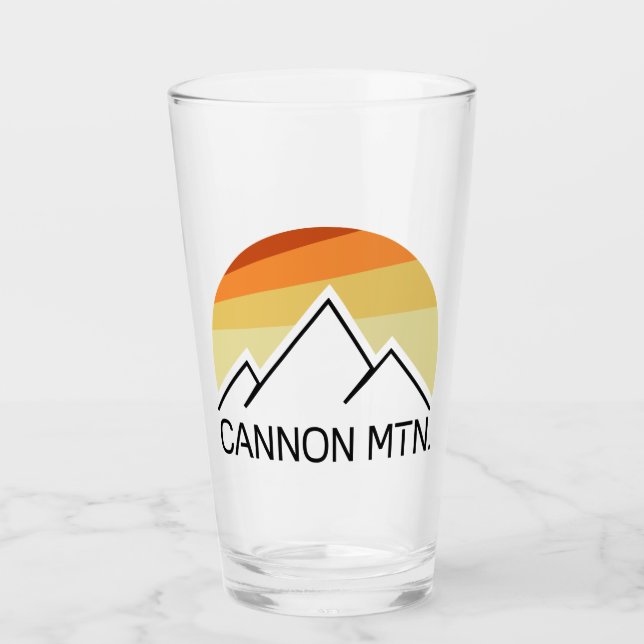 Verre Cannon Mountain New Hampshire Retro (Devant)