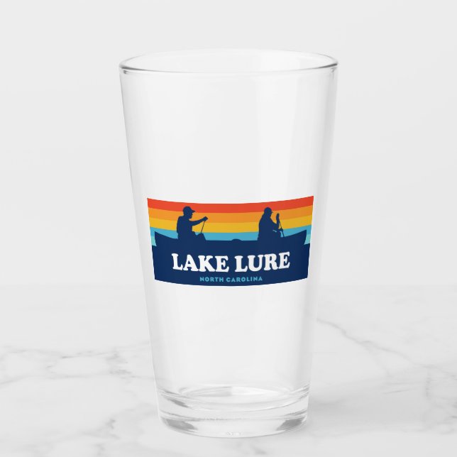 Verre Canot du lac Lure Caroline du Nord (Devant)