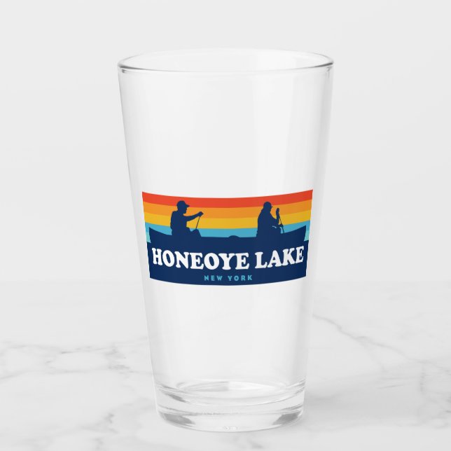Verre Canot Honeoye Lake New York (Devant)