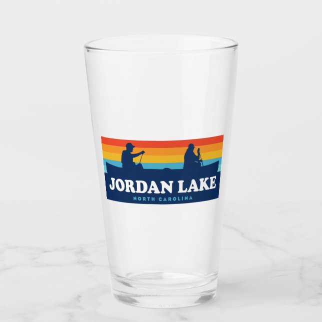 Verre Canot Jordan Lake North Carolina (Devant)