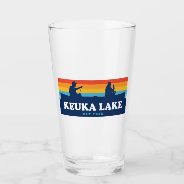 Verre Canot Keuka Lake New York (Devant)