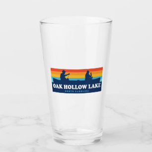 Verre Canot Oak Hollow Lake Caroline du Nord