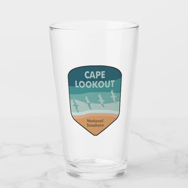 Verre Cape Lookout National Seaguls (Devant)