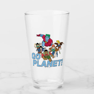 Verre Capitaine Planète et les Planètes - Allez Planète