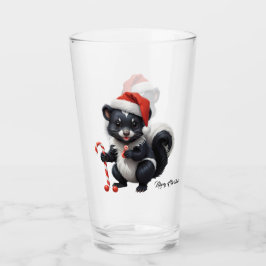 Verre Caricature de la peau de Noël mignon
