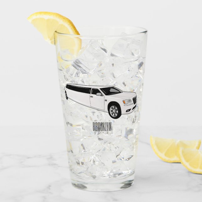 Verre Caricature limousine (Devant glace)