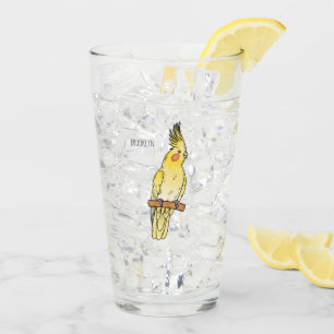 Verre Caricature pour oiseaux Cockatiel