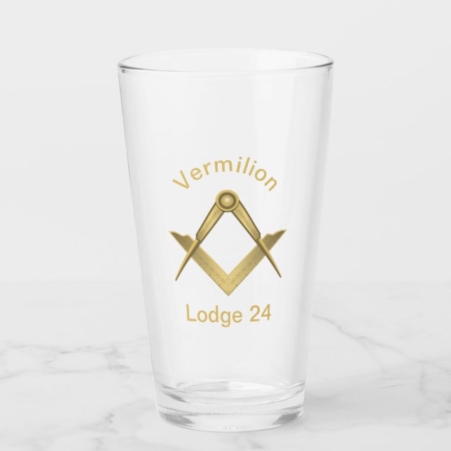 Verre Carré et boussole (Devant)