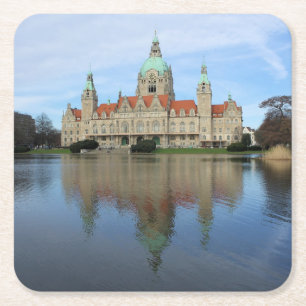 Verre Carré Réflexions en Hanovre, Allemagne - Dessous de verr
