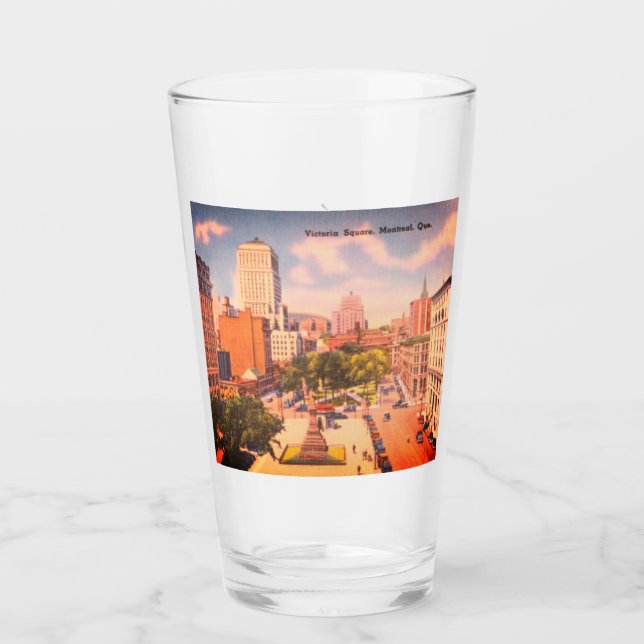 Verre Carré vintage Victoria, Montréal, Québec, Canada (Devant)