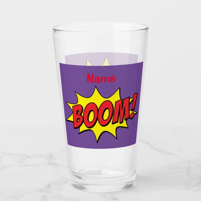 Verre Cartoon Boom Thunder_Cove (Devant)