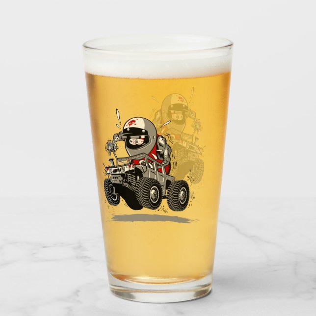 Verre Cartoon Buggy (Devant (rempli))
