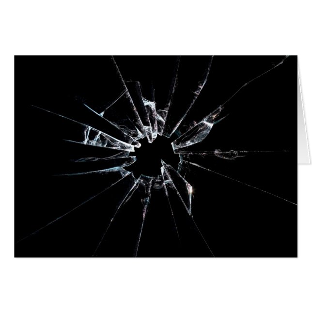 Verre cassé no 1 (Devant horizontal)