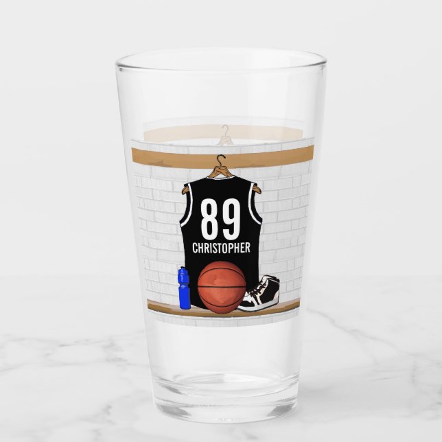 Verre CCB noir et blanc personnalisé du Jersey de (Devant)