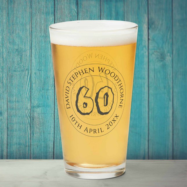 Verre Célébration commémorative d'anniversaire Personnal (Créateur téléchargé)