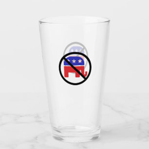Verre Cercle noir pas de signe d'opinion politique anti-