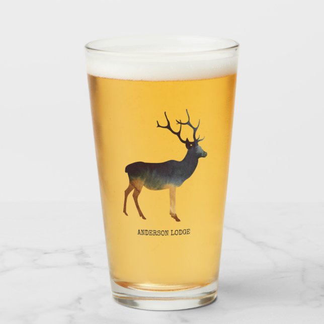 Verre Cerf du pays (Devant (rempli))