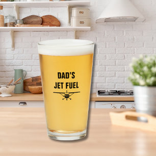 Verre Cessna Avion Drôle Anniversaire Carburé de Papa