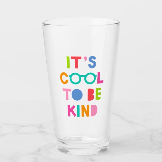 Verre C'est Cool d'être gentil (Devant)
