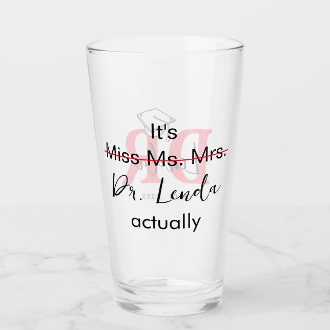 Verre C'est Mlle Mme Mme Dr. Dr. (Devant)