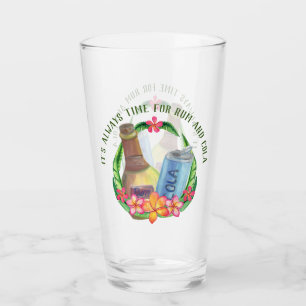 Verre C'est toujours l'heure de la Coupe de Rhum & Cola 