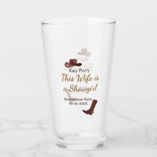 Verre Cette épouse est un nom de soirée de bachelorette 