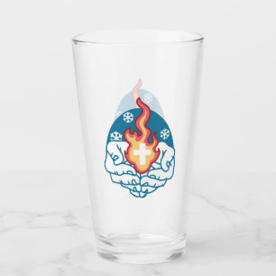 Verre Changement du froid, Feu de foi - Chrétien motivat