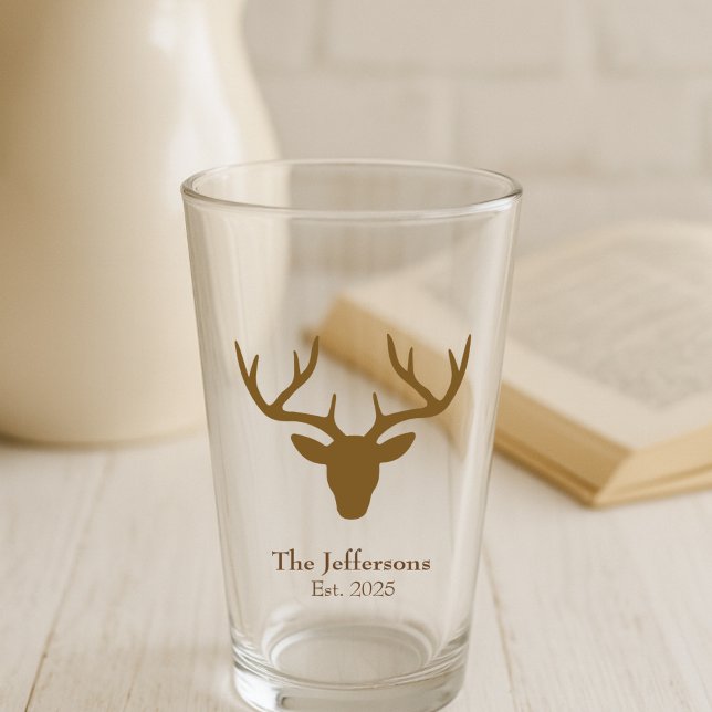 Verre Charme rustique de la tête de cerf (Créateur téléchargé)