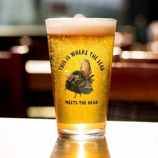 Verre Chasse à la dinde sauvage Saison printemps Gobbler (Créateur téléchargé)