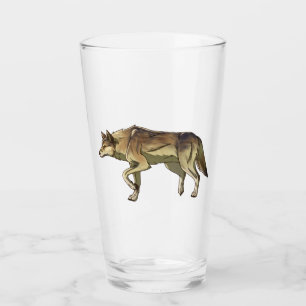 Verre Chasse au lever du soleil