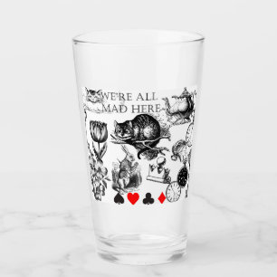 Verre Chat de Cheshire classique alice au pays des merve
