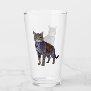 Verre Chat de circuit cyberpunk – Bête de technologie né