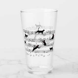 Verre Chat Jouer Note Musique, Chat Musique, Cadeau Chat