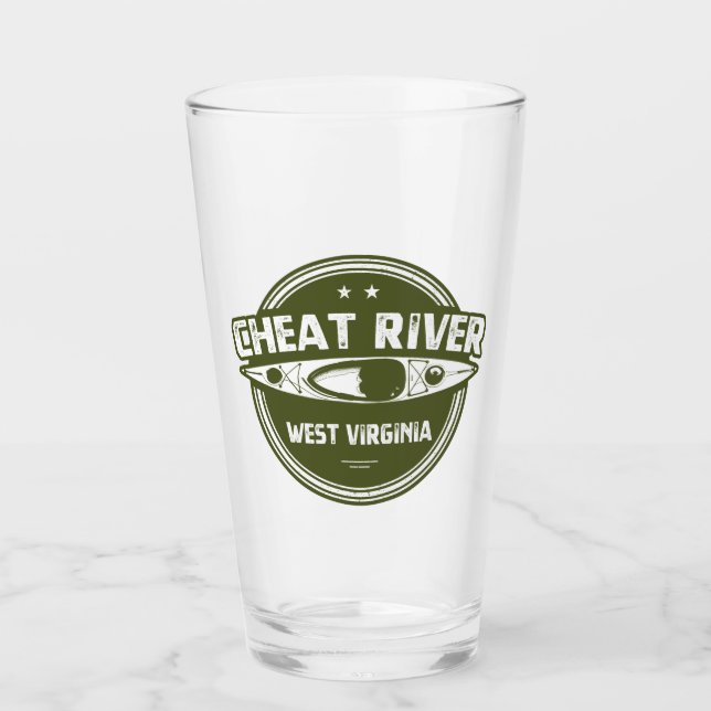 Verre Cheat River, Virginie-Occidentale (Devant)