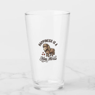 Verre Chemise de conception de cheval miniature gravure