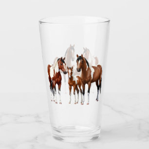 Verre Chevaux du quartier de Peinture de Baie Pinto