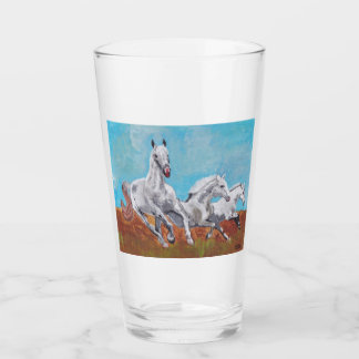 Verre Chevaux sauvages
