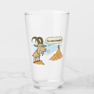 Verre Chèvre Capricorne Drôle – Dessin Animé Si Surpeupl