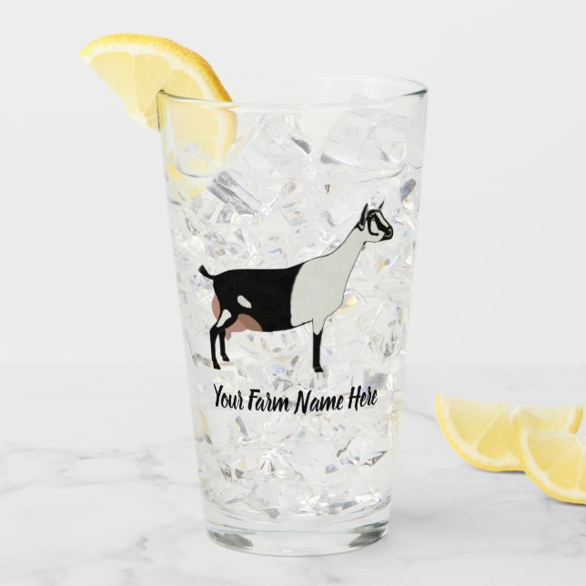 Verre Chèvre laitière alpine (Devant glace)