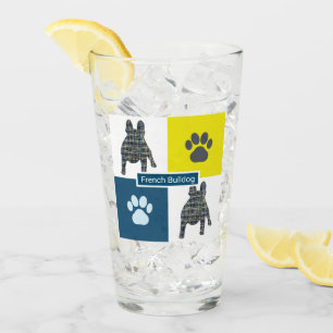 Verre Chien à tête molle français - Grille Y&B