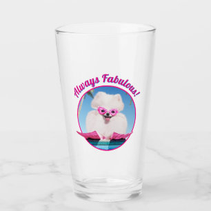 Verre Chien De Piscine En Palmes
