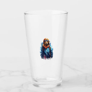 Verre Chien de ski dans des lunettes de ski 5