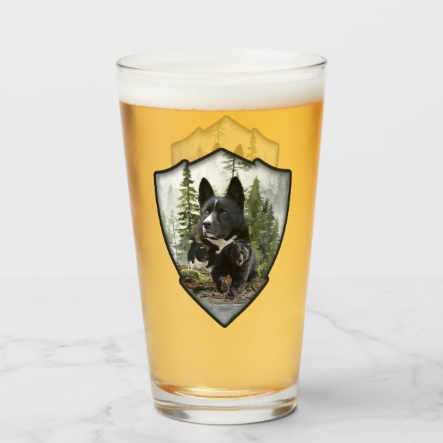Verre Chien d'Ours de Carélie     (Dos (rempli))